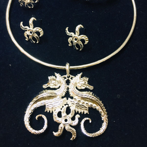 Collar de joyería de moda de Caballito de agua, MAYOTTE COMOROS, el mejor regalo, cadena, colgante de Cruz de boda, Europa y África - Product Image 1