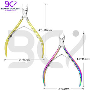 ที่ตัดหนังกำพร้าสแตนเลส พร้อมด้ามจับกันลื่น ใบมีดโค้ง ปากกว้าง ทนทานและใช้งานได้อย่างมืออาชีพ สำหรับนิ้วมือและนิ้วเท้า - Product Image 2