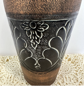 Florero Vintage Retro rústico antiguo marrón florero Metal cerámica minimalista nórdico decoración del hogar Metal antiguo pátina florero - Product Image 3