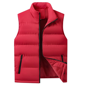 Gilet matelassé Gilet en duvet Gilet plus chaud pour hommes Gilet matelassé d'hiver Vestes sans manches Vêtements d'extérieur Gilet sans manches - Product Image 2