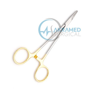 Porte-aiguilles manuels en acier inoxydable avec logo personnalisé - Instruments chirurgicaux réutilisables légers certifiés CE ISO pour la chirurgie générale - Product Image 6