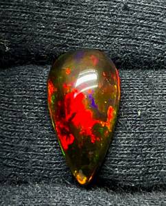 Corte de pera, piedra preciosa de cabujón de ópalo único, Ópalo múltiple, Arco Iris, Ópalo de fuego, piedra preciosa curativa suelta en calidad increíble a precios a granel - Product Image 1