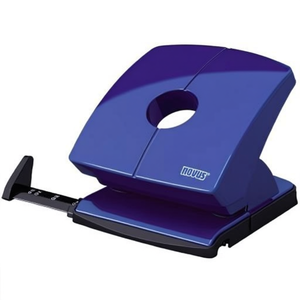 NOVUS B 230 เครื่องเจาะกระดาษสีน้ำเงิน ขนาด 8 ซม. ความจุ 30 แผ่น (80 กรัม/ตร.ม.) พร้อมรางนำ - Product Image 2