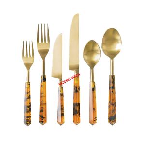 Couverts en métal Couverts en métal de qualité supérieure Faits à la main Couverts en métal fantaisie Couverts en métal de créateur Vente à chaud en gros - Product Image 1