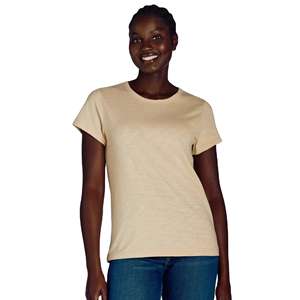 Camisetas de talla grande para mujer de Color sólido a precio barato, camisetas con cuello redondo de Color rojo con estilo de diseño personalizado para mujer - Product Image 1