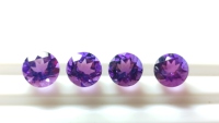 Quartz Améthyste Naturel du Brésil Super Fin 14mm, Pierre Précieuse en Vrac AAA, Coupe Ronde Violette, Grande Pierre pour Bijoux