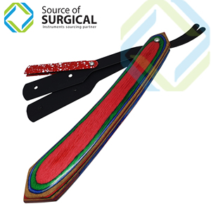 Mango de plástico profesional para maquinilla de afeitar recta - Product Image 5