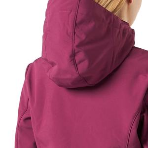 Nuevo diseño de moda para mujer, chaqueta Softshell impermeable a prueba de viento, chaqueta Softshell transpirable de Color liso para mujer 2026 - Product Image 6