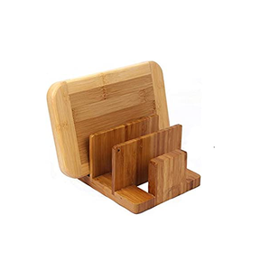 Vente en gros support de planche à découper en bois revêtement antique support de planche à découper en métal fer avec vente produit échantillon gratuit - Product Image 4