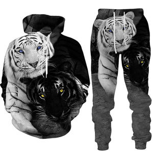 Casual Mens Women's Clothing Sublimation Tracksuit 3D Print Hoodies Sweatshirts Pants Sets Man Sportswear Sweatsuits - Product Image 4