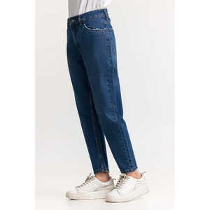 กางเกงยีนส์สีน้ำเงินรุ่นพื้นฐาน WM-JNS-SS24-008 สไตล์ทันสมัยและเรียบง่าย - Product Image 1