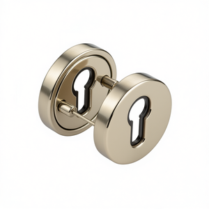 HEWI Round PZ Key Rosette Pair 306.23PB 99 99 Plastic Escutcheon 10.5 mm Thickness <b>Storage</b> <b>Lockers</b> - Product Image 3