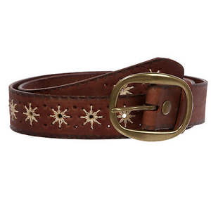 Elegantes cinturones de cuero bávaro trachten Lederhosen Edelweiss/STAG Gurtel - Product Image 6