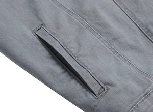 แจ็คเก็ตยีนส์คุณภาพสูงสำหรับผู้ชาย สวมใส่สบาย ทรงโอเวอร์ไซส์ ทนทาน - Product Image 3