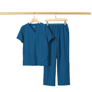 Uniforme médico personalizado de calidad superior OEM conjuntos uniformes médicos de Enfermería de hospital al por mayor unisex superventas uniforme médico - Product Image 1