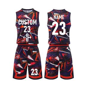 Vente chaude ATLANTIC Ensembles de basket-ball par sublimation pour hommes 100% Polyester Été Respirant Séchage rapide Logo personnalisé Service OEM - Product Image 1