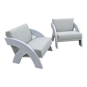 Canapé de patio moderne 1 place avec coussin Mobilier de jardin imperméable pour hôtels - Product Image 4