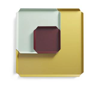 Plateau et plat décoratifs en acier thermolaqué tendance - Product Image 4