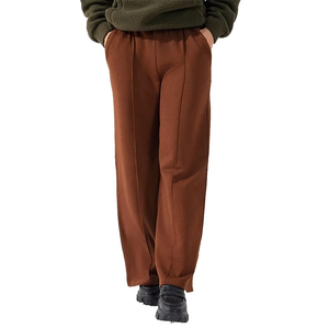 Ropa de moda para exteriores, pantalones de pierna ancha de Invierno para mujer, ropa de calle con logotipo personalizado, pantalones informales Acampanados para correr, pantalones Cargo para mujer - Product Image 6