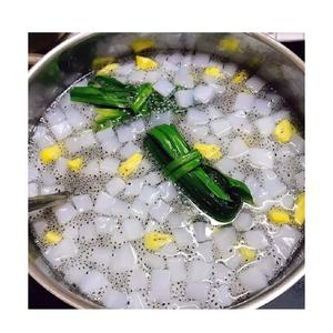 Customized Size 5mm+ Cube-Shaped Chewy Coconut Jelly Drinks Healthy Fruity Flavored Nata De Coco Cubes for Ice Cream <b>Cups</b> Bags - Product Image 2