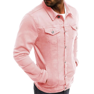 Chaqueta Vaquera de Invierno Personalizada para Hombre - Alta Calidad, 100% Algodón, Transpirable, de Secado Rápido, Ecológica, OEM, Estilo Casual Urbano, Lavado a la Piedra - Product Image 5