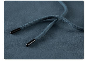 Chándal de algodón de alta calidad personalizado para hombre Sudadera con capucha suelta en blanco y pantalones de chándal Traje de sudor de peso pesado Terry francés Suelto - Product Image 2