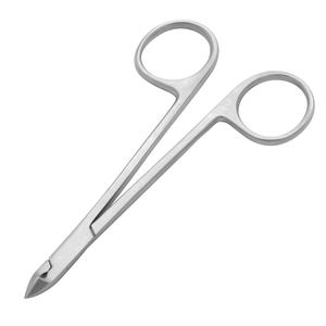 Nouvel ensemble d'instruments professionnels en acier inoxydable pour cuticules et ongles, avec 4 pinces droites pour ongles incarnés, manuel inclus - Product Image 5