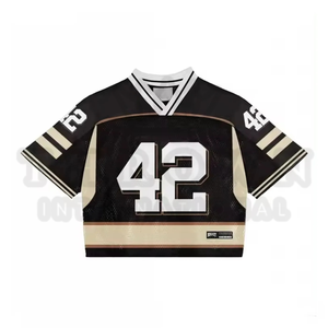 Camiseta Deportiva Unisex de Fútbol Americano y Rugby, Fabricación OEM, Personalizada con Impresión, Corte Cuadrado, Sublimada, de Secado Rápido - Product Image 5