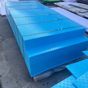 Anti Abrasion 4x8 HDPE Color Plastic Ground Protection Mat Heavy Duty Equipments Mat