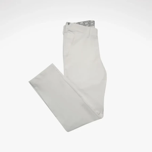 Handee Men's White Spandex/Cotton Printed Breathable Formal Golf Clothing Long Pants Durable Construction Quick Dry Drawstring - Product Image 1
