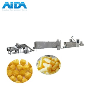 Machine extrudeuse automatique de chips de maïs, ligne de production de snacks soufflés à double vis - Product Image 2