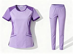 Uniformes de hospital transpirables más vendidos, uniformes médicos informales para mujeres, uniformes de Enfermería de manga corta con bordado personalizado - Product Image 4