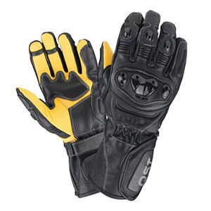 Gants de moto en cuir à gantelet complet Gants de course pour la protection des mains Gants de moto en fibre de carbone à bas prix - Product Image 6