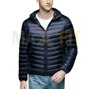 เสื้อแจ็คเก็ตขนเป็ด90% น้ำหนักเบา,เสื้อโค้ทเสื้อคลุมมีฮู้ดเสื้อแจ็คเก็ตใหม่สำหรับผู้ชายจาก MAXFIT ENTERPRISES - Product Image 5