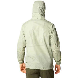 Personalizable transpirable rompevientos impermeable y a prueba de viento de talla grande abrigos para hombre chaquetas al aire libre - Product Image 4