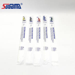 Kateter hisap tertutup PVC bayi, steril sekali pakai 6FR-18FR dengan konektor kontrol tipe jari habis pakai Medis - Product Image 3