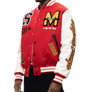 Alta calidad personalizada ODM OEM 2025 última moda chaqueta de bombardero para hombre chaquetas universitarias de béisbol hechas a medida - Product Image 4