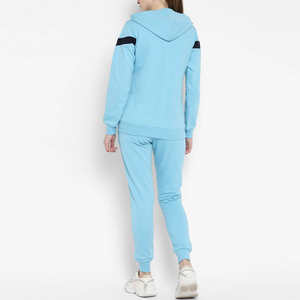 Elegante chándal ligero de 2 piezas para mujer de alta calidad con diseño personalizado con capucha de talla grande para otoño-OEM/ODM aceptado - Product Image 6