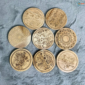 Dessous de verre pour boissons Dessous de verre pour table à café Protection de table Décor à la maison Convient aux tasses Tasses Boissons fabriquées au Viet Nam - Product Image 5