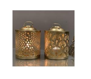 Home Wedding Copper Christmas Wholesale Hammered Metal <b>Tea</b> <b>Light</b> <b>Candle</b> Holder Set Handmade Ins Style Decorative Tealight Holder - Product Image 4