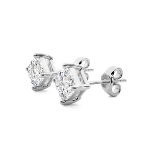 Boucles d'oreilles en diamant taille coussin 1 carat par ATYANTA JEWELS - Product Image 3