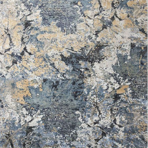 พรมขนสัตว์ผสมไหมถักมือ Planet Arts HKR007 ขนาด 8x8 ลายดอกไม้ ป้องกันการลื่น ขนยาว คุณภาพจาปุร มีสินค้าพร้อมส่ง ราคาโรงงานอินเดีย - Product Image 1