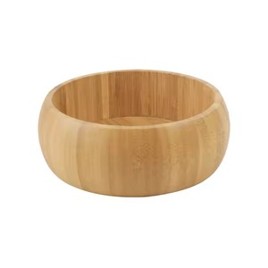 Tazón de bambú ligero para servir para Buffet, restaurante, cocina, comedor, catering, hotel, evento, ensalada, fruta, aperitivo, configuración de pan - Product Image 2