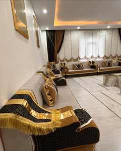 Sièges au sol orientaux, canapé ethnique, canapé Majlis arabe, canapé de style ottoman, ensemble Jalsa arabe, sièges au sol orientaux de luxe - Product Image 6