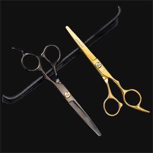 Ciseaux de coiffure en acier inoxydable de bonne qualité avec et sans peigne Ciseaux de coiffeur - Product Image 1