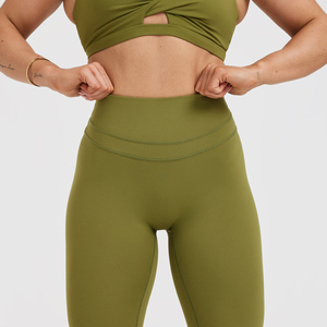 OEM Women's Sports Clothing Butt Workout <b>Legging</b> Low Waist Gym Fitness Pants Seamless Yoga Training <b>Leggings</b> for Women - Product Image 3