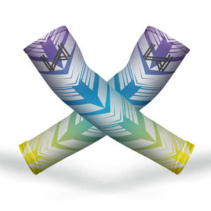 Men's Custom Printed Long Sports Compression Sleeves for Arm Support Breathable Polyester Fabric Gym Running & Fitness Wear - Product Image 4