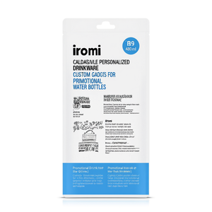 Borraccia Pieghevole Personalizzata Iro 480ml, Gadget Promozionale per Bottiglie d'Acqua - Product Image 2