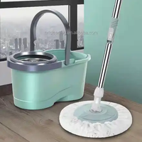 Easy Wring & Clean Turbo Smart 360 Floor Magic Handle Fil de coton Spin Go Mop et Seau avec recharge Pièces de rechange