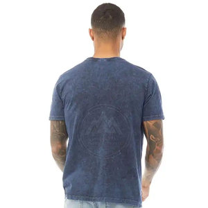 เสื้อยืดแขนสั้นผ้าซักกรดสำหรับผู้ชายเสื้อซักกรดสำหรับผู้ชายเสื้อผ้าลำลองออกแบบโลโก้ได้ตามต้องการ - Product Image 2